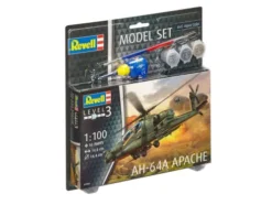 Revell AH-64A Apache in 1:100 bouwpakket met lijm en verf