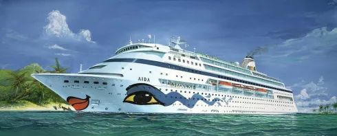 Revell AIDA in 1:1200 bouwpakket met lijm en verf