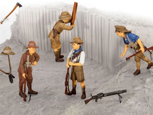 Revell ANZAC Infantry 1915 in 1:35 bouwpakket