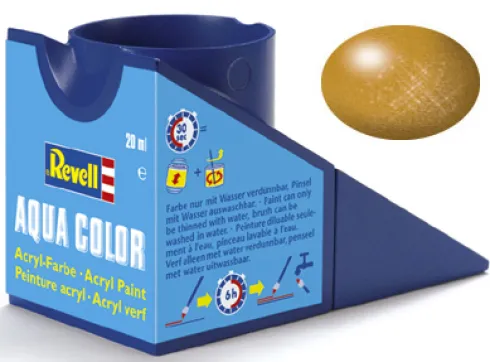 Revell Aqua Color Messing Metallic 18 ml – 36192