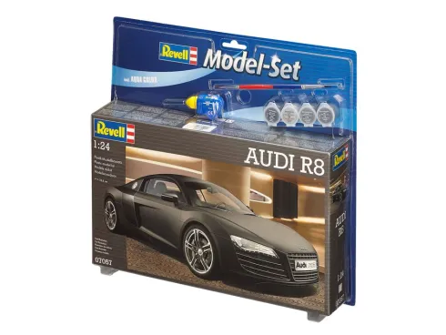 Revell Audi R8 in 1:24 bouwpakket met lijm en verf