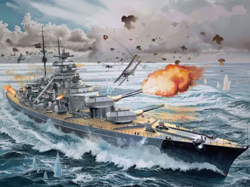 Revell Battleship BISMARCK in 1:350 bouwpakket