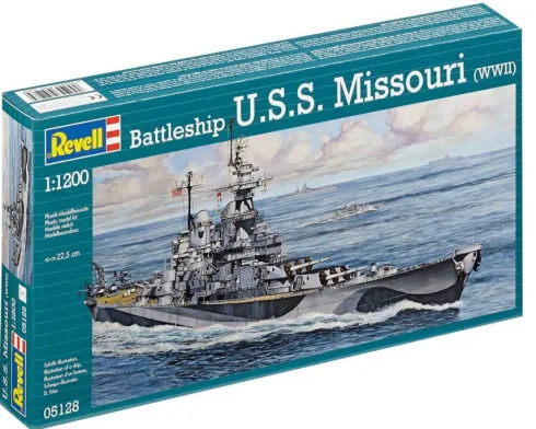Revell Battleship U.S.S. Missouri WWII in 1:1200 bouwpakket