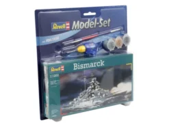 Revell Bismarck in 1:1200 bouwpakket met lijm en verf