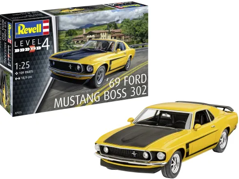 Revell 1969 Boss 302 Mustang in 1:25 bouwpakket