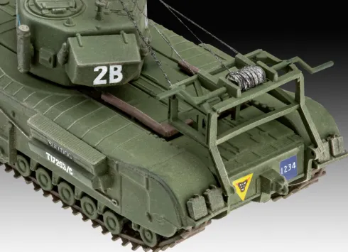 Revell Churchill A.V.R.E. 1:76 bouwpakket inclusief lijm en verf