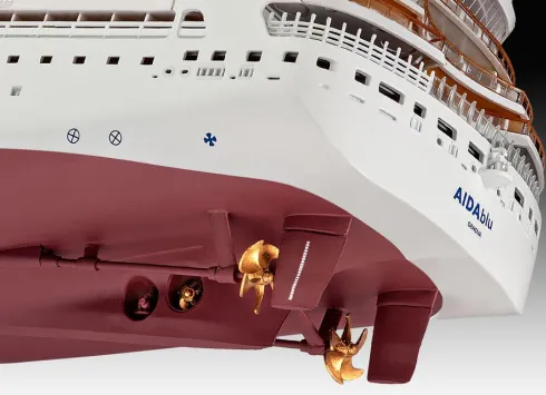 Revell Cruiser Ship AIDAblu, AIDAsol, AIDAmar, AIDAstella in 1:400 bouwpakket