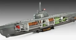 Revell Duitse U-Boot Typ XXI met Interieur in 1:144 bouwpakket