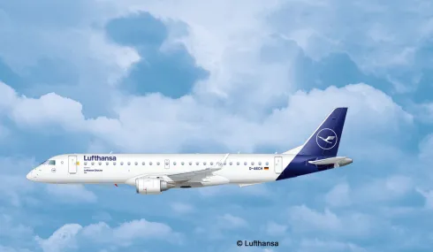 Revell Embraer 190 Lufthansa “New Livery” in 1:144 bouwpakket