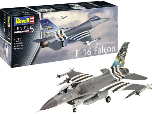 Revell F-16 Falcon 50th Anniversary 1:32 Bouwpakket