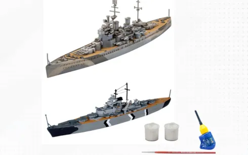 Revell First Diorama Set – Bismarck Battle 1:1200 bouwpakket