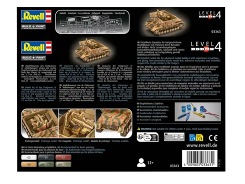 Revell Flak pantserwagen IV Möbelwagen 3,7cm Flak 43 – RV-03363
