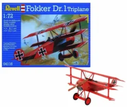 Revell Fokker DR.1 Driedekker in 1/72 bouwpakket – RV-04116