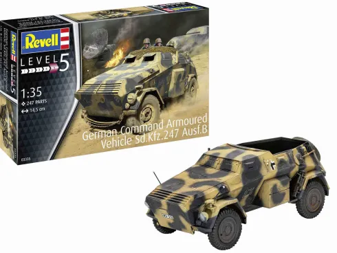 Revell German Command Armoured Vehicle Sd.Kfz.247 Ausf.B in 1:35 bouwpakket