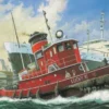 Revell Harbour Tug Boat in 1:108 bouwpakket
