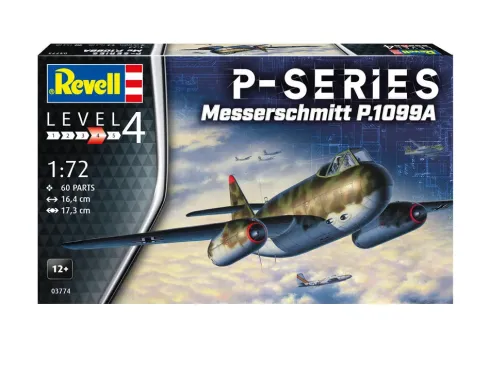 Revell Messerschmitt P.1099A P Serie in 1/72 bouwpakket – RV-03774