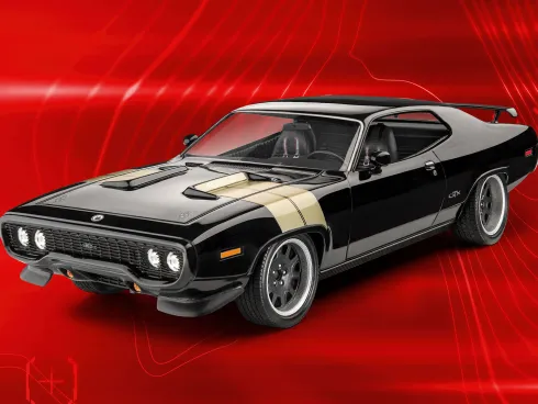 Revell Model Set Fast & Furious – Dominics 1971 Plymouth GTX 1:25 bouwpakket met lijm en verf