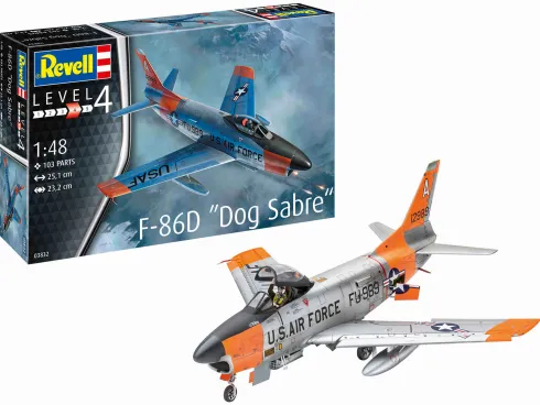 Revell Model Set F-86D Dog Sabre 1:48 bouwpakket