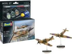 Revell Modelset Spitfire Mk.Ia Hurricane Mk.I in 1/144 bouwpakket – RV-63771