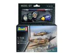 Revell Modelset Spitfire Mk.Ia Hurricane Mk.I in 1/144 bouwpakket – RV-63771