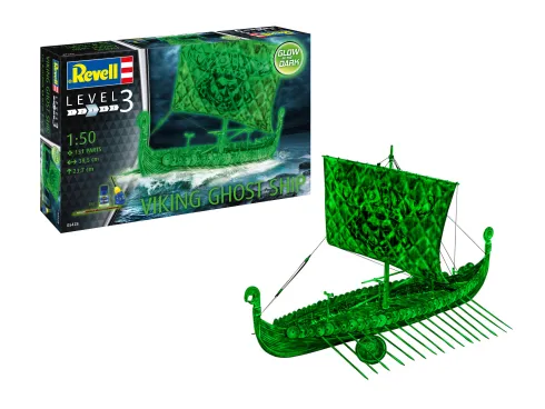 Revell Model Set Viking Ghost Ship in 1:50 bouwpakket met lijm en verf
