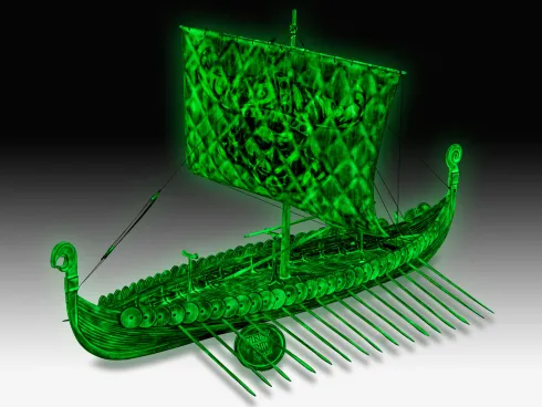 Revell Model Set Viking Ghost Ship in 1:50 bouwpakket met lijm en verf