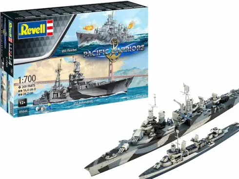 RevellPacific Warriors USS Fletcher & USS Indianapolis in 1/700 bouwpakket – RV-05644