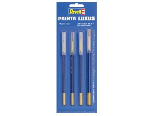 Revell Painta Luxus 4 penselen van hoogwaardig martelhaar