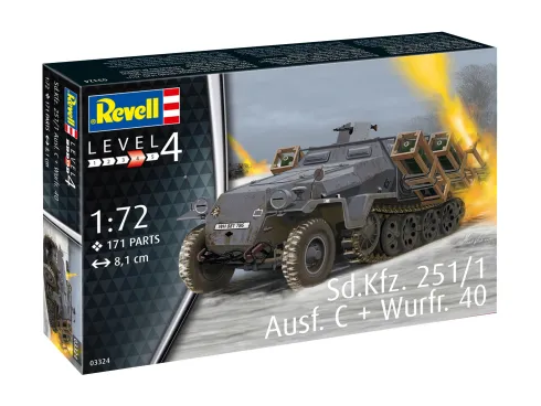 Revell Sd.Kfz. 251/1 Ausf. C + Wurfr. 4 in 1:72 bouwpakket