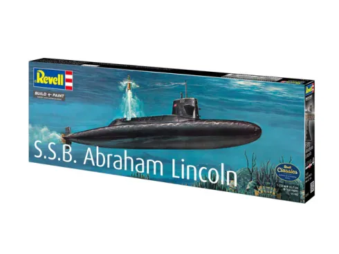 Revell S.S.B. Abraham Lincoln met interieur in 1/253 bouwpakket – RV-05185