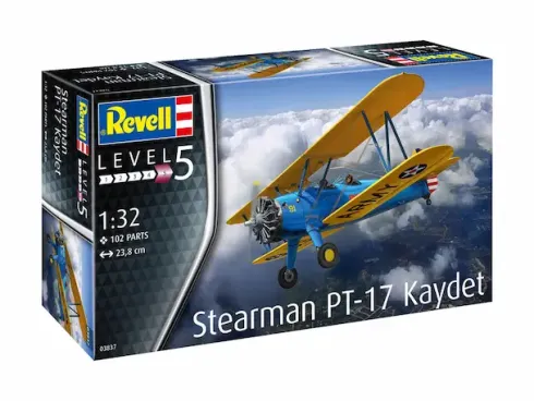 Revell Stearman PT-17 Kaydet in 1/32 bouwpakket – RV-03837