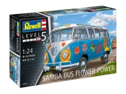 Revell VW T1 Samba Bus Flower Power in 1:24 bouwpakket (Sale!)