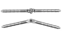 Revtec – Aluminium stiftscharnier – Dia. 4.5x70mm – Demonteerbaar – 2 st