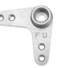 Revtec – Precisie aluminium servo-arm – 7075 T-6 Alu. – Dubbel 90 graden 26mm – 25T Futaba – 1 st