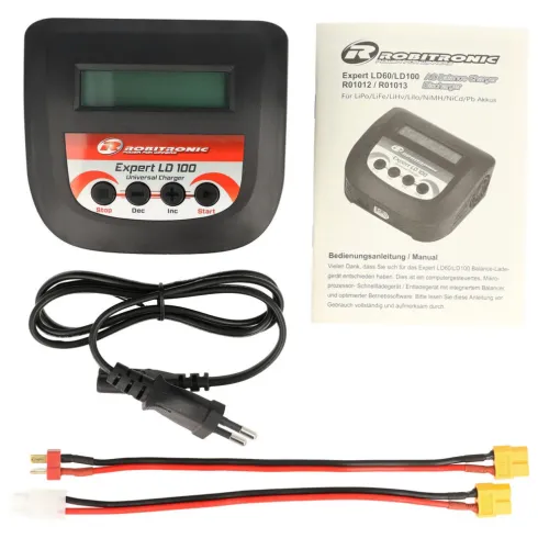 Robitronic Expert LD 100 Lader – LiPo 2-4S, 10A, 100W