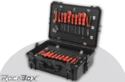 Rocabox – Gereedschaps koffer – Waterdicht IP67 – Zwart – RW-5035-19-BT – Gereedschap houder