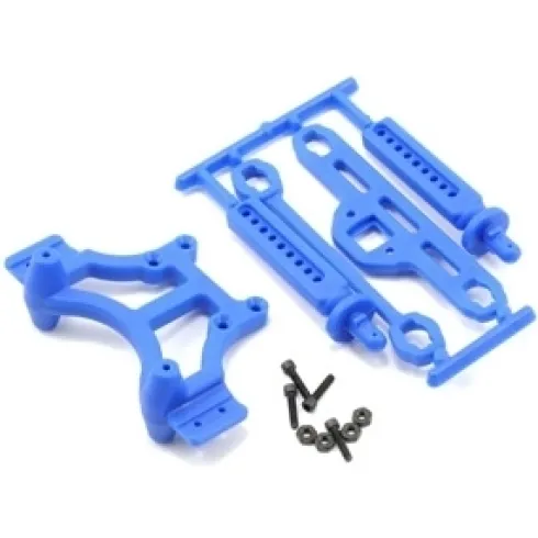 RPM E-Maxx T-Maxx Shock Tower & Body Mounts – Blue RPM80165