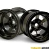 SCORCH 6-SPOKE WHEEL BLACK CHROME 2pcs – HPI3089