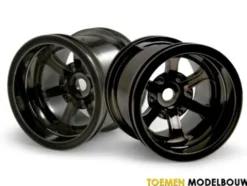 SCORCH 6-SPOKE WHEEL BLACK CHROME 2pcs – HPI3089