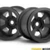 SCORCH 6-SPOKE WHEEL GUNMETAL 2pcs – HPI3086