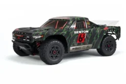 SENTON 6S PAINTED BLX BODYSHELL (BLACK/GREEN) – AR406144