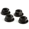 SERRATED WHEEL NUT M4 BLACK 4PCS – AR708003