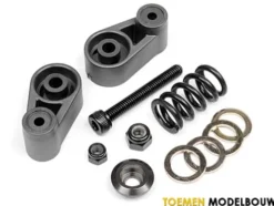 SERVO SAVER SET GUNMETAL – HPI102165