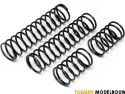 SHOCK SPRING SET 23x155x2.4mm 17.5COILS BLACK – HPI86762