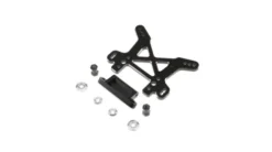 Shock Tower, Front, Black, Aluminum: DBXL, MTXL – LOS354004