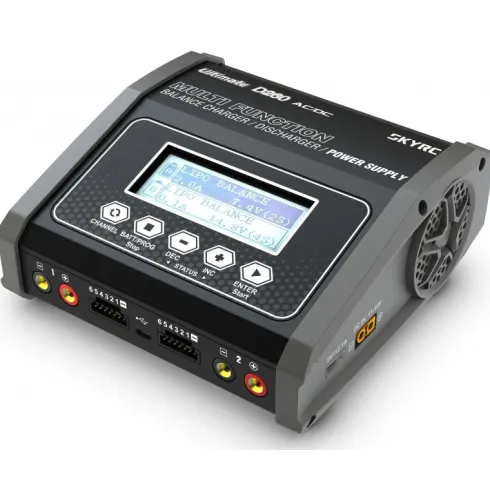 SkyRC D260 Duo AC/DC NiMH / NiCd / LiPo / LiFe / Lilon / LiHV lader (2x130w)