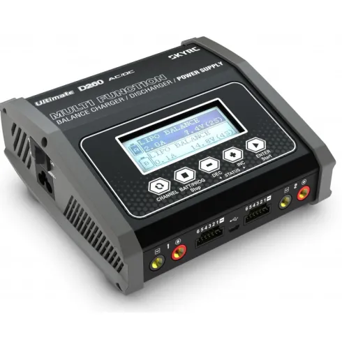 SkyRC D260 Duo AC/DC NiMH / NiCd / LiPo / LiFe / Lilon / LiHV lader (2x130w)