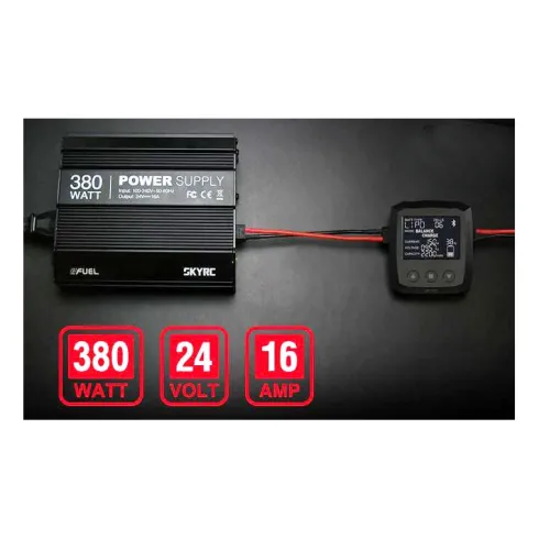 SkyRC eFuel 16A (24V – 380W) Power Supply