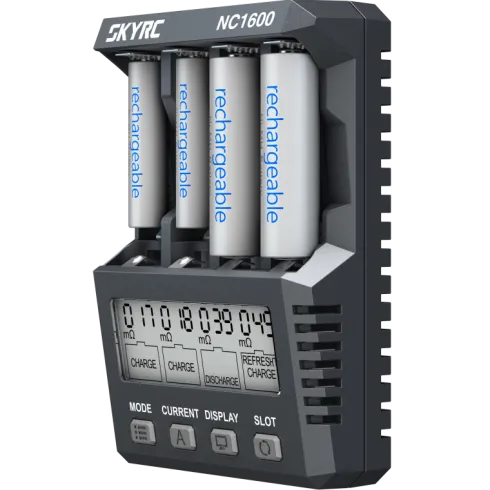 SkyRC NC1600 Lader voor 4x AA/AAA NiMH/NiCd Batterijen