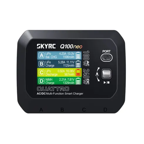 SkyRC Q100 Neo LiPo Lader – 1-4S, 6A, 100W AC